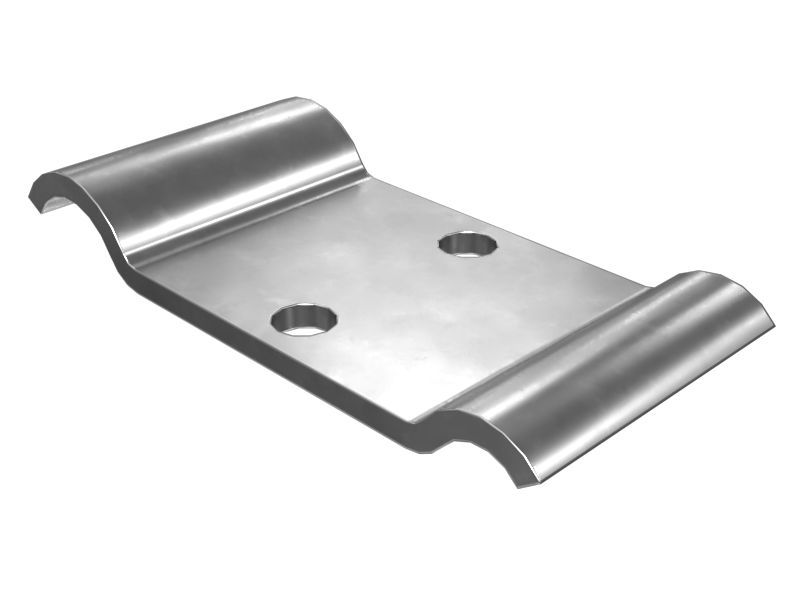 Зажим для двух труб