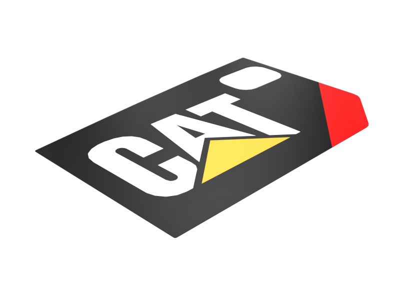 Наклейка с товарным знаком CAT