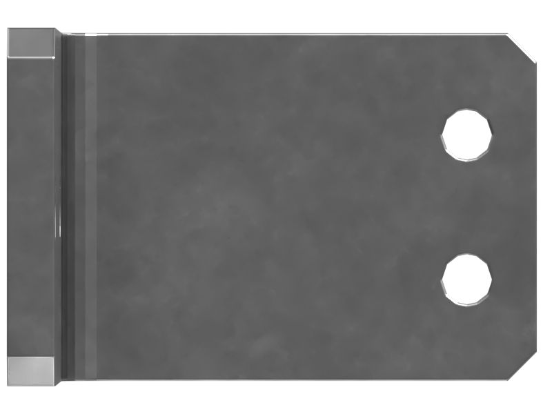 Формованная угловая пластина, толщина 8 мм