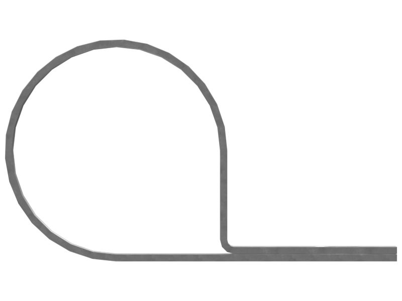 Петлевой зажим, внутренний диаметр 44,5 мм