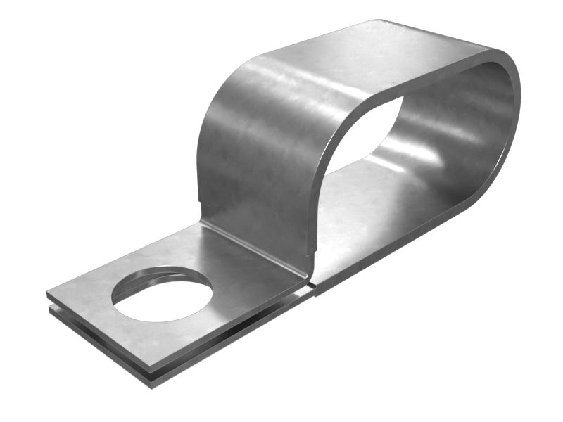 164-4228: 27mm Outer Diameter Dual Tube Loop Clip