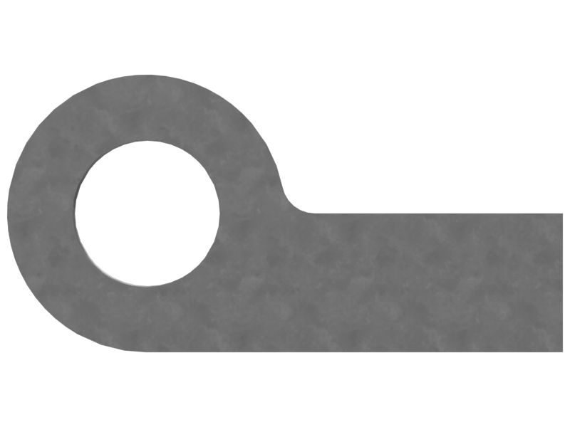 Стальной блок, общая длина 50,80 мм