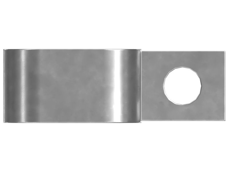 Петлевой зажим для двух труб, наружный диаметр 28,6 мм