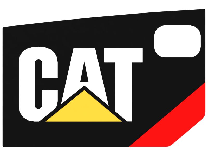 Наклейка с товарным знаком CAT