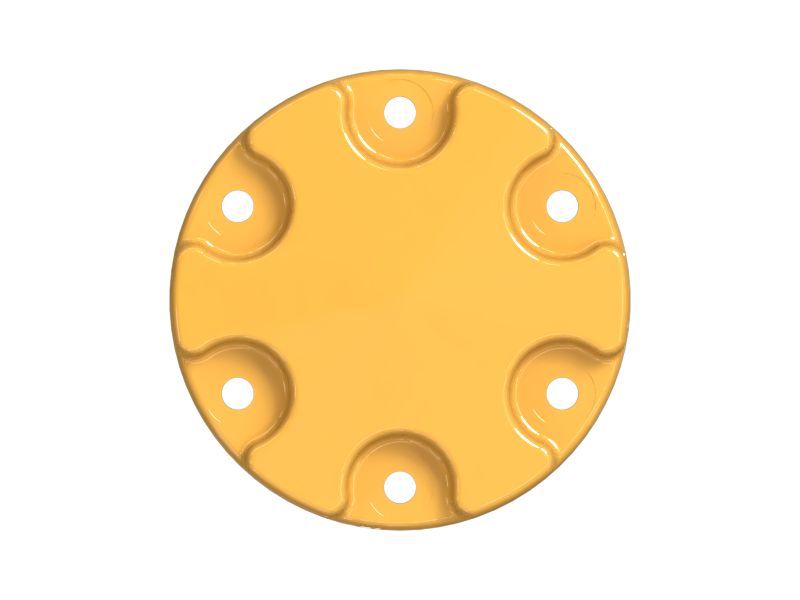 Крышка направляющих передней рамы