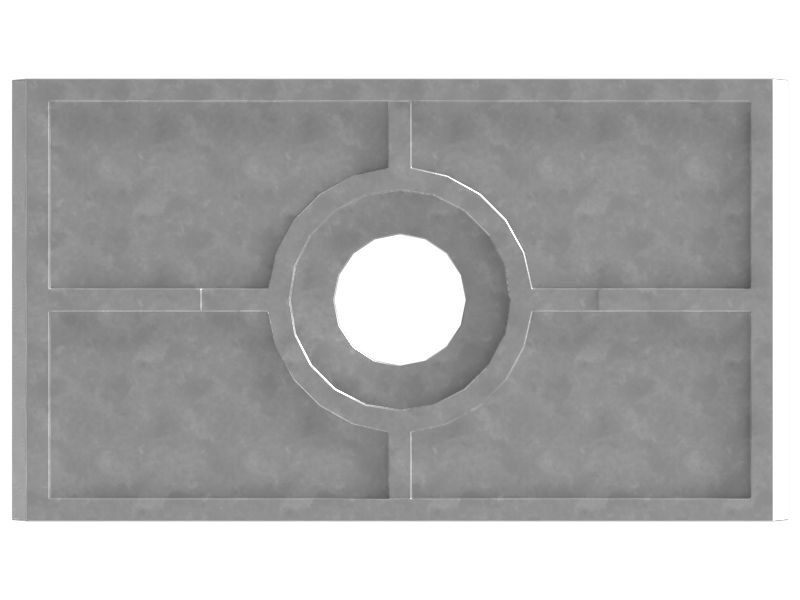 Седельный хомут для двух труб одного диаметра, полухомут