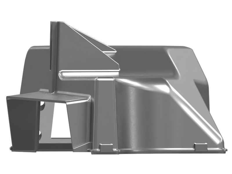 Корпус нагнетательного вентилятора кабины длиной 551 мм