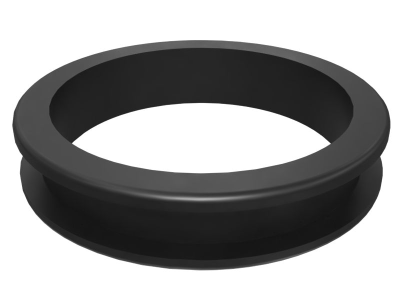 Симметричное уплотнение с двойным фланцем