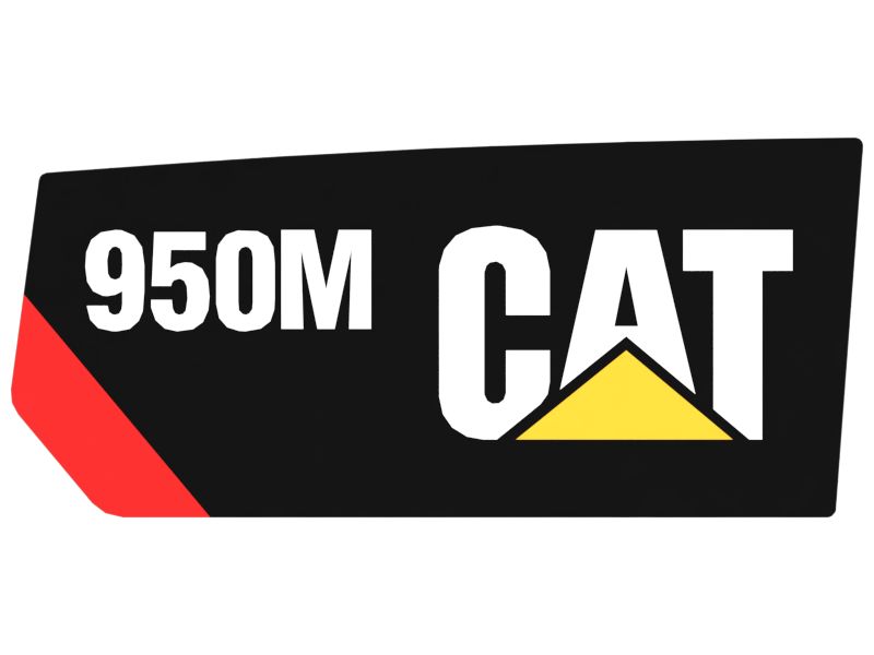 Наклейка для маркировки техники CAT 950M