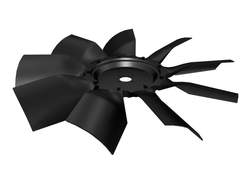 197-6548: Крестовина 9-лопастного всасывающего вентилятора