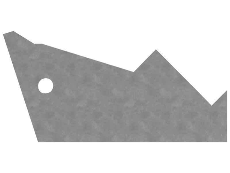 Уплотнение воздуховода воздушного фильтра в кабине, толщина 3 мм