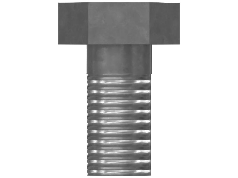 Болт с шестигранной головкой, M10-1,5 20 мм