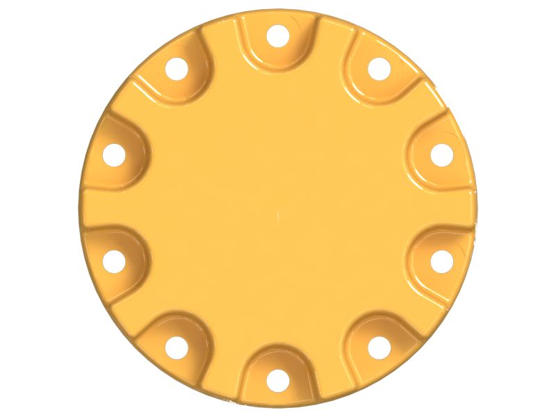 Крышка направляющих передней рамы