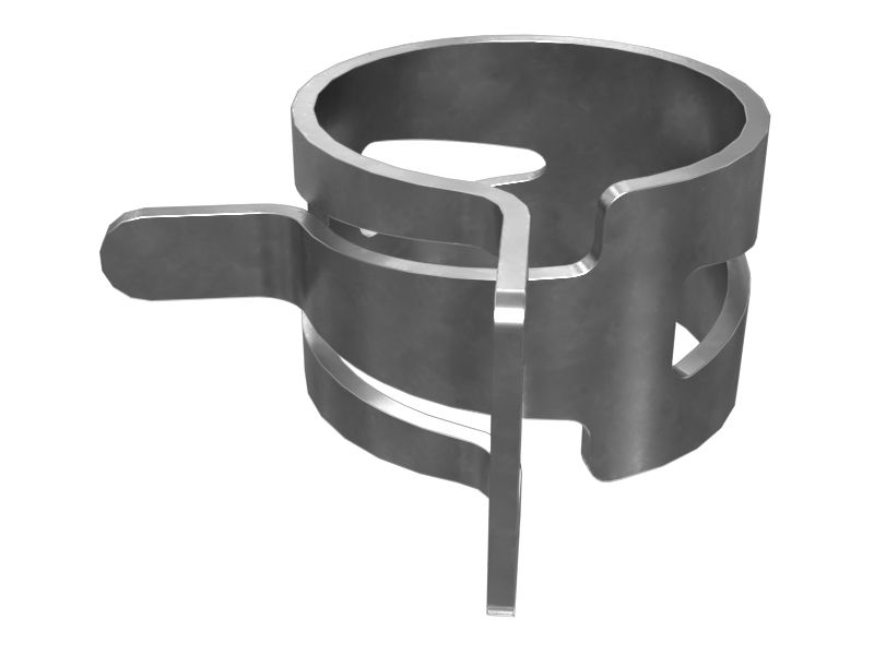 Пружинный ленточный хомут