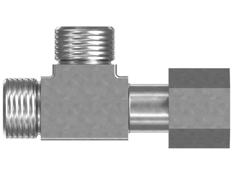 Шарнирный тройниковый переходник с торцевыми уплотнительными кольцами 13/16