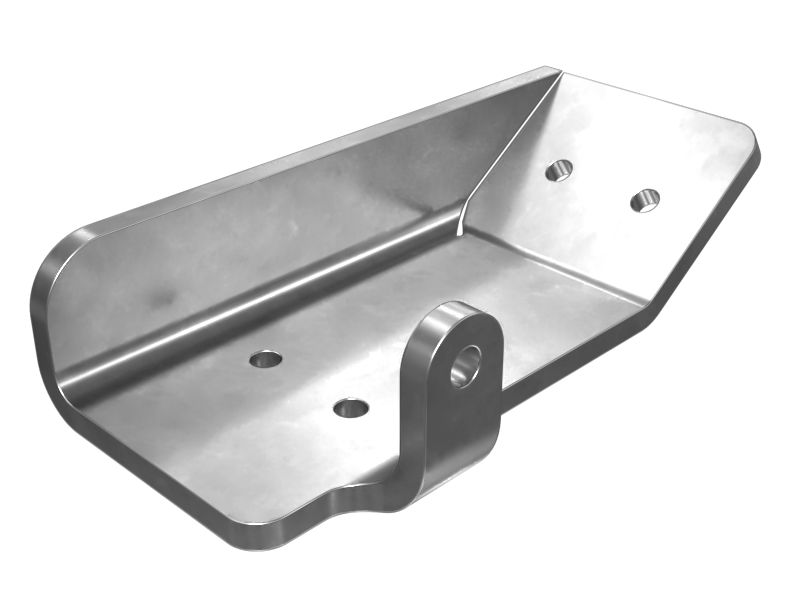 Монтажный кронштейн настила из кокосового полотна