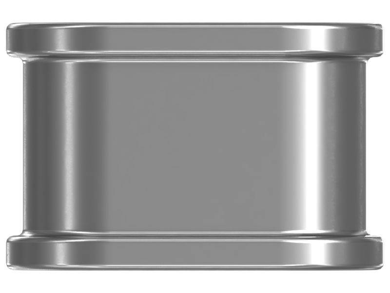 Уплотнение с двумя овальными сквозными отверстиями