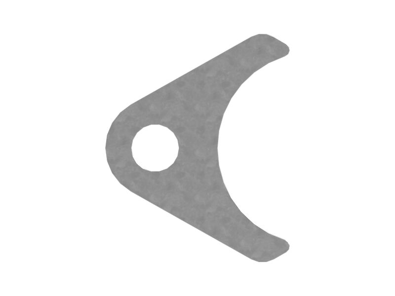 Фиксатор для крепления трубы, толщина 3 мм