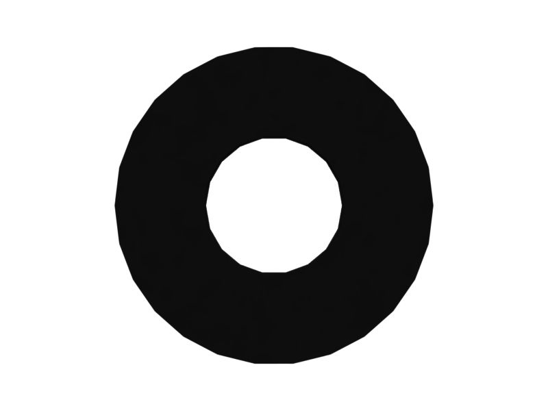 Полая прокладка, длина 55 мм