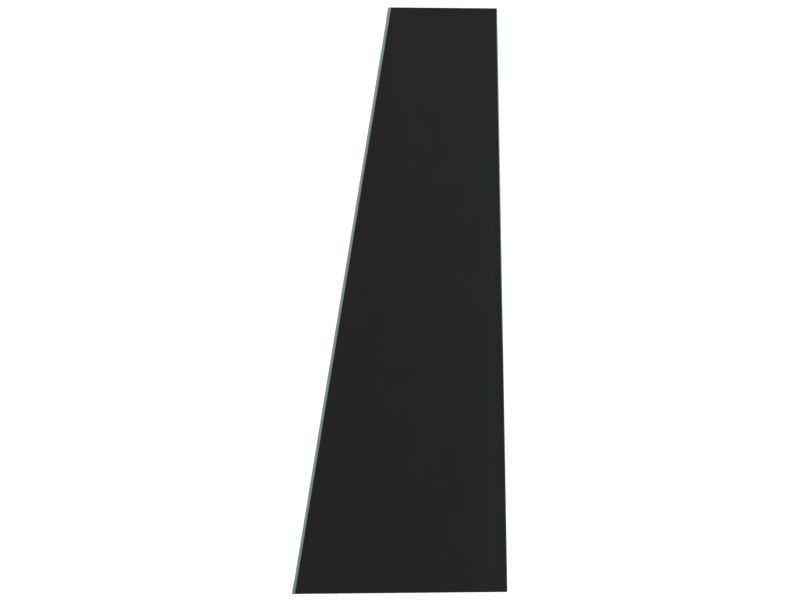 Стекло передней левой форточки колесного погрузчика/бульдозера