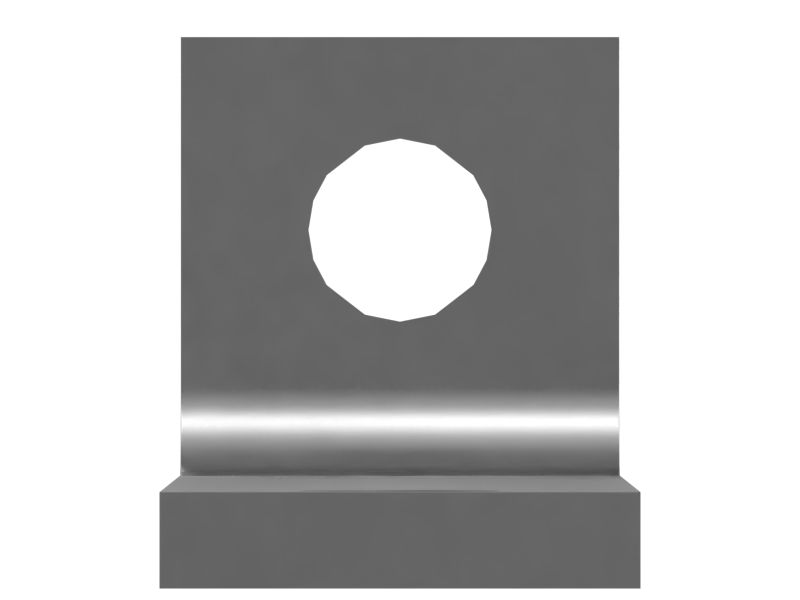 Угловой кронштейн, толщина 5 мм