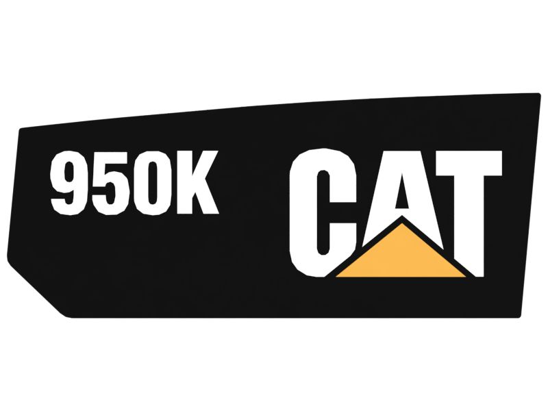 Наклейка для маркировки техники CAT 950K