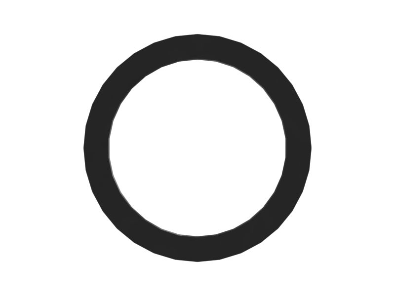 Полая прокладка, длина 22,2 мм