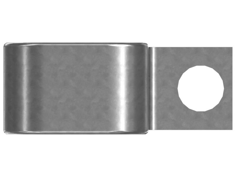 Петлевой зажим для одного шланга, длина 76,2 мм