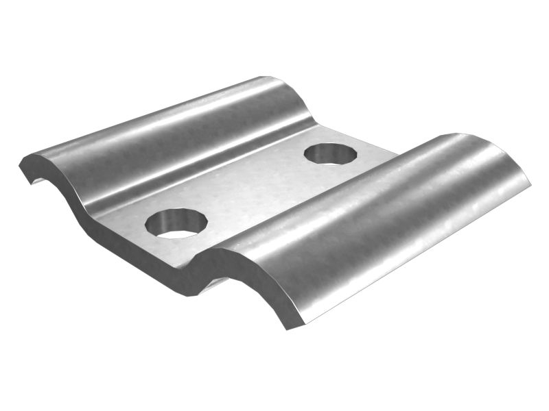 Зажим для двух труб