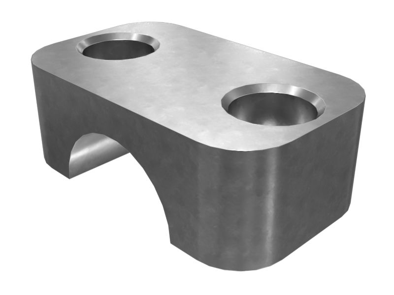 239-3291: Single Tube Saddle Clamp, Half Clamp