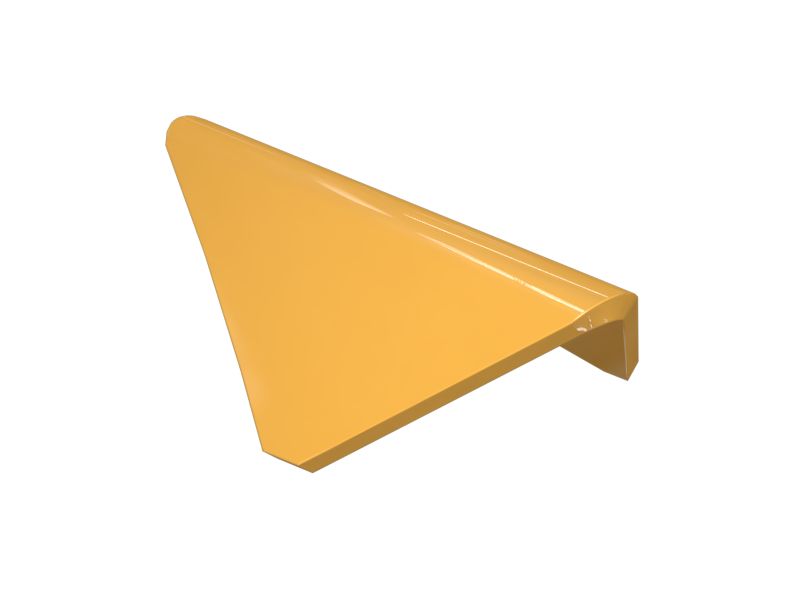 Угловая накладка пластины козырька