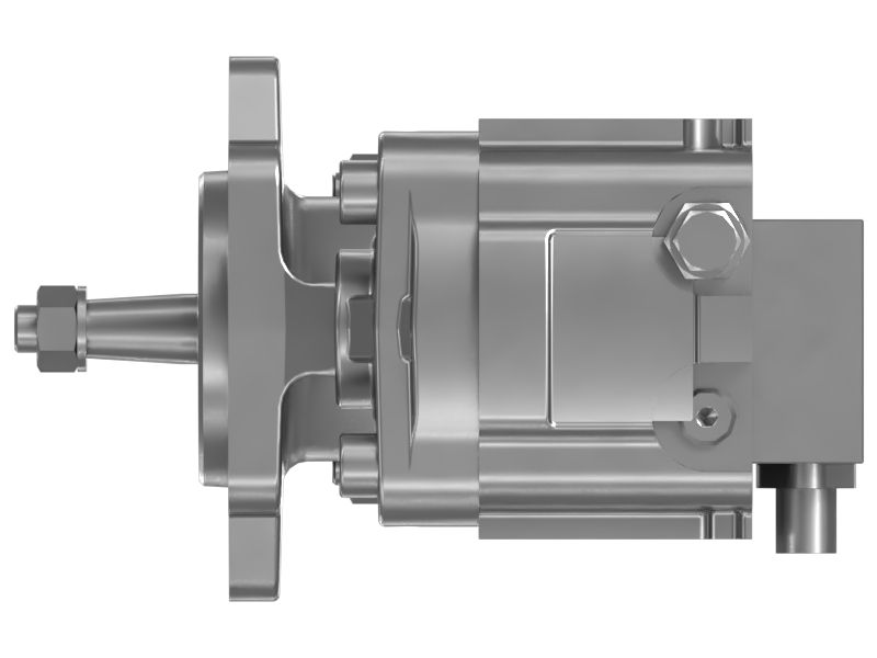 Редукторный двигатель с гидроприводом