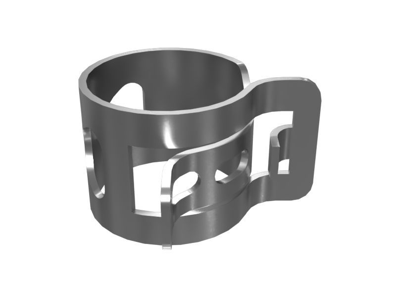 Пружинный ленточный хомут, номинальный диаметр 17 мм