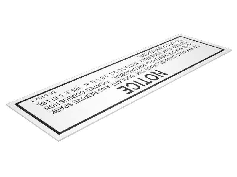 Наклейка с примечанием