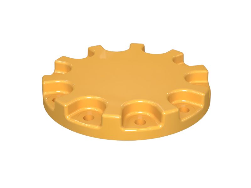 Крышка направляющих передней рамы