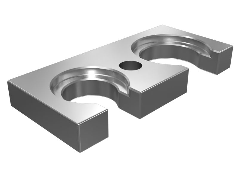 355-1790: Хомут двойного диаметра TXV для двух труб