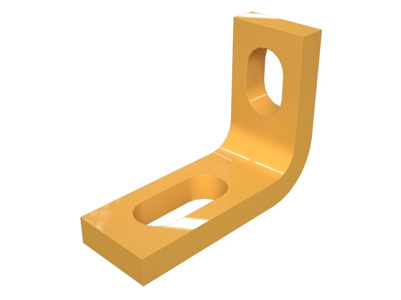 2P-0911: Угловой кронштейн, толщина 6 мм