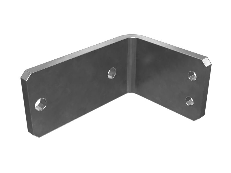 202-7002: Формованная угловая пластина, толщина 8 мм
