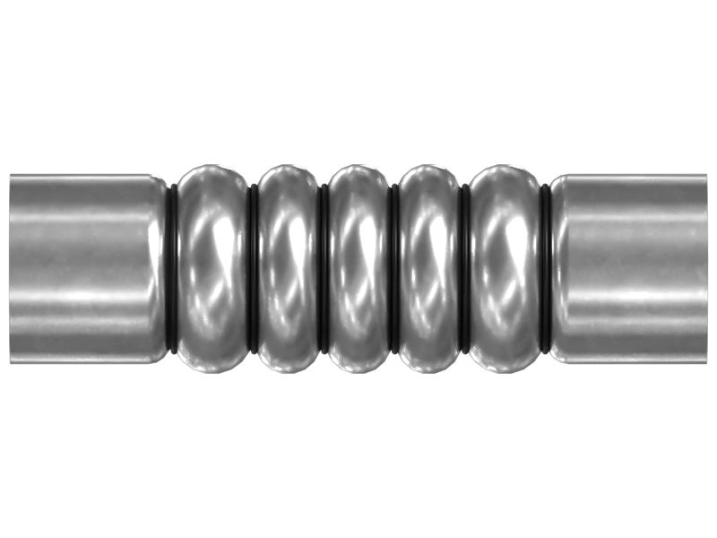 Шланг с гибкими сочленениями, внутренний диаметр 56,5 мм