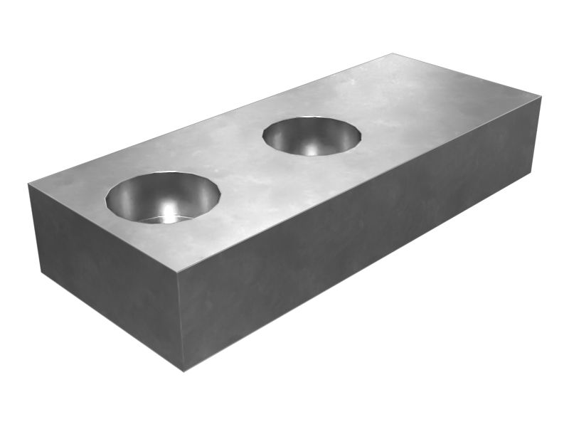 Амортизатор дверцы ковша канатного экскаватора, длина 279,4 мм