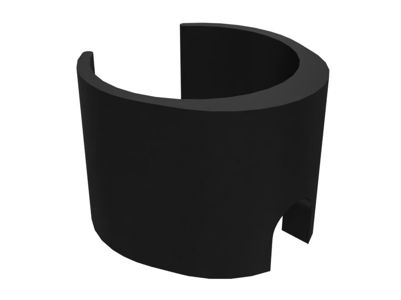 Уплотнение с одним сквозным отверстием