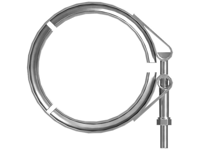 Клиновой ленточный хомут с минимальным внутренним диаметром 122,90 мм