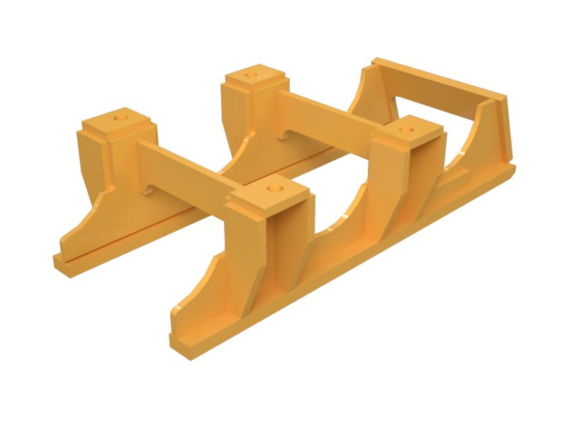 Концевые направляющие щитки гусеничной ленты