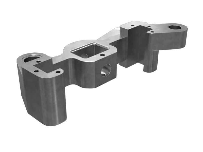 Левосторонний кронштейн направляющей отвала