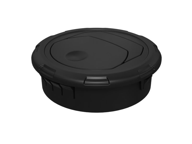 Черные нейлоновые жалюзи