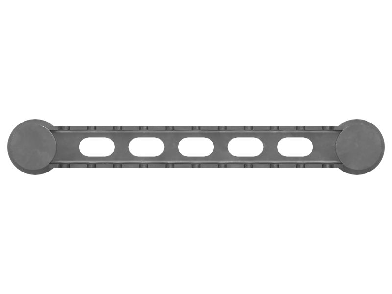 Ступень лестницы оператора с кабеленесущей системой