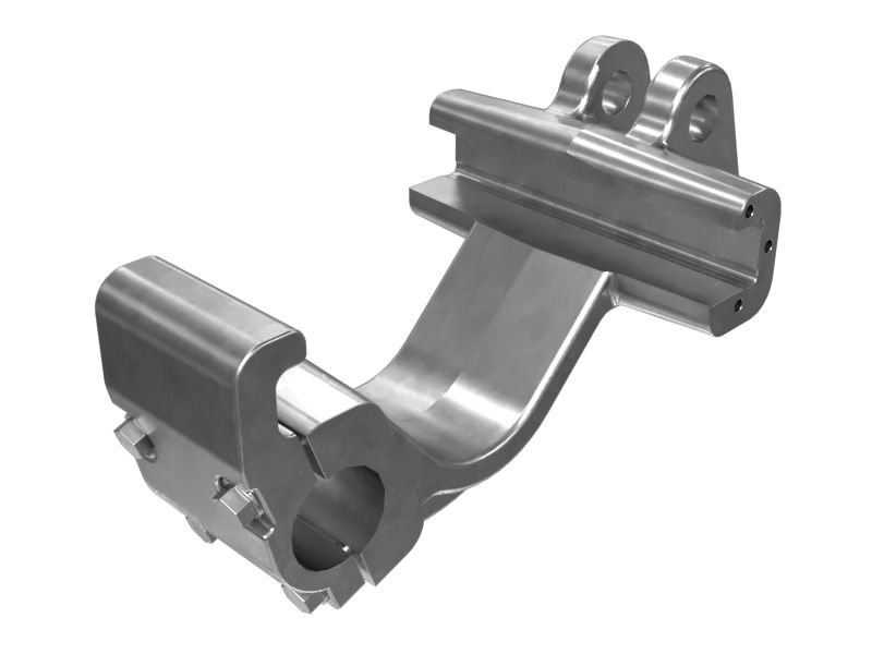 159-8127: Кронштейн цилиндра наклона отвала