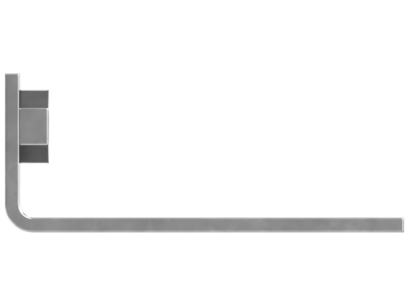 Угловой кронштейн, толщина 4 мм