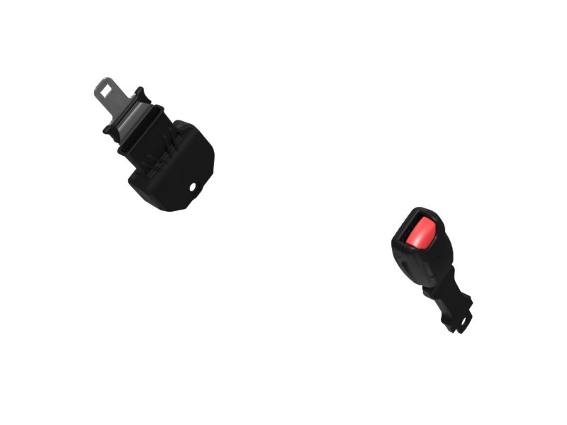 Поясной ремень сигнального оранжевого цвета с инерционной катушкой, 3 дюйма