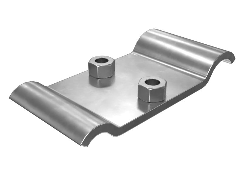 468-4610: Хомут для двух трубок